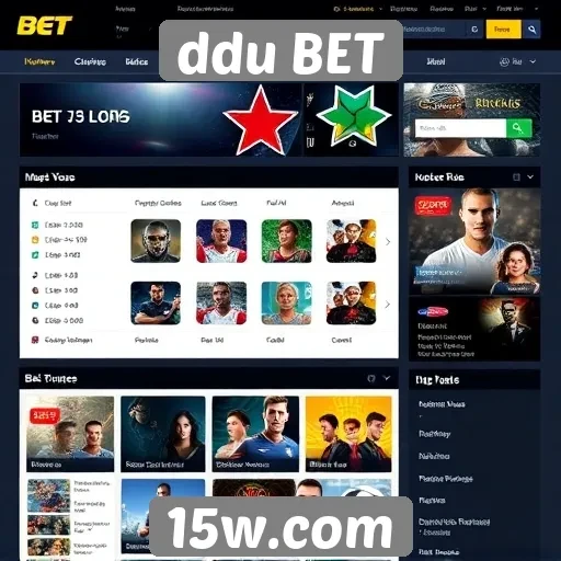 Análise da interface do usuário do site ddu BET